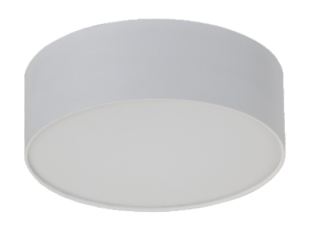 Opbouw plafond LEDpanel rond 27W 3000K 3100Lm  300x55mm WIT