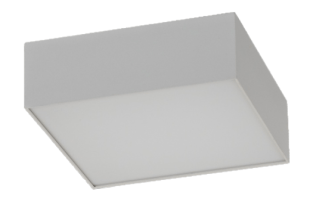 Opbouw plafond LEDpanel vierkant 22W 3000K 2200Lm  220x220x55mm WIT