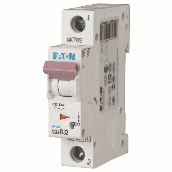 Automaat 1P 32A 10kA C (PLSM-C32-MW)