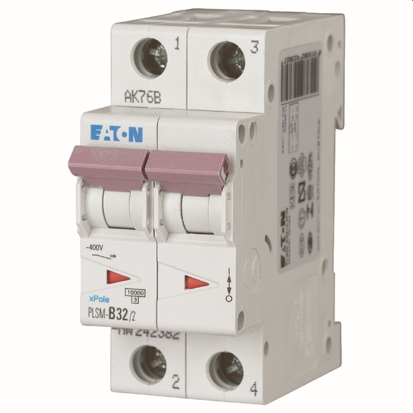 Automaat 2P 32A 10kA C (PLSM-C32/2-MW)