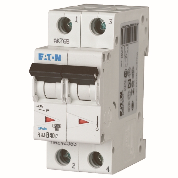 Automaat 2P 40A 10kA C (PLSM-C40/2-MW)