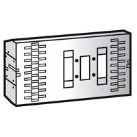 Afdekplaat - 1 DPX 250 voor verdeelkasten XL³ 4000