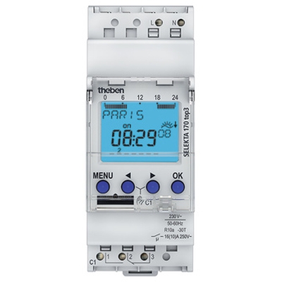 Digitale astronomische klok 230V 50-60HZ 1CO 16A