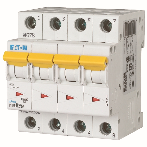 Automaat 4P 25A 10kA C (PLSM-C25/4-MW)