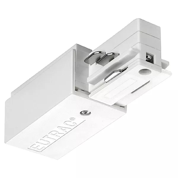 Eutrac 555 1 1201 1 eindvoeding 3f opbouw aarde rechts wit (oude kleur t/m 31-12-2017)