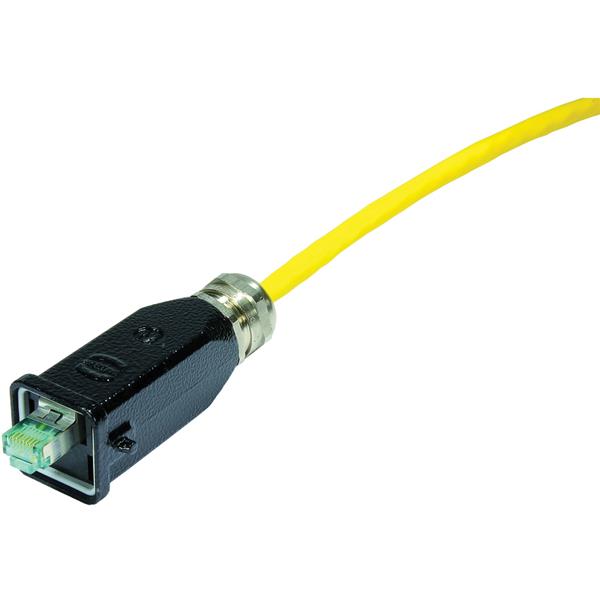 Han 3A Metal M-version RJ45 Gigalink Cat.6a (IP65/67)