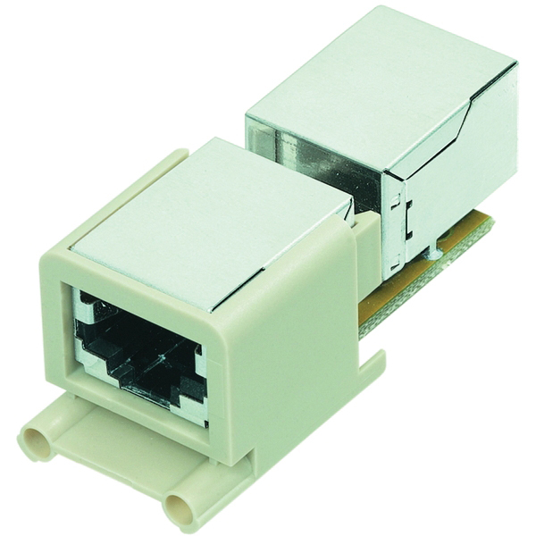 Han Brid-RJ45 panel feed through