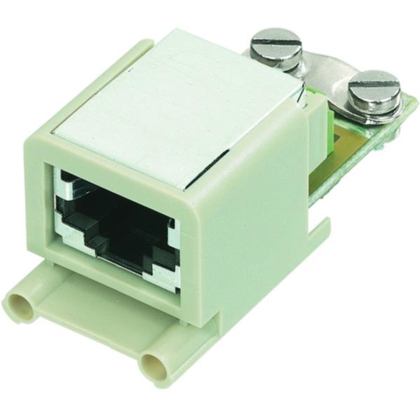 Han Brid-RJ45 panel feed through