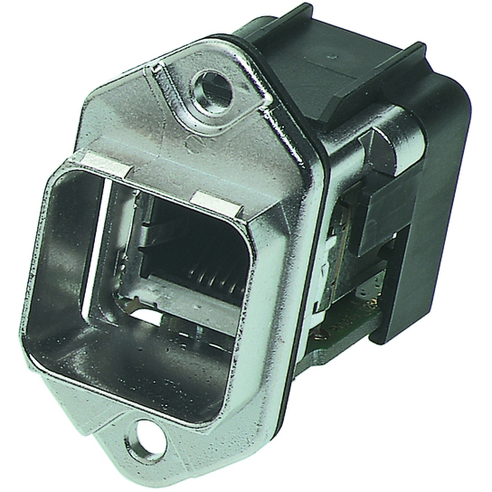 Han PushPull RJ45 90° metal WDF