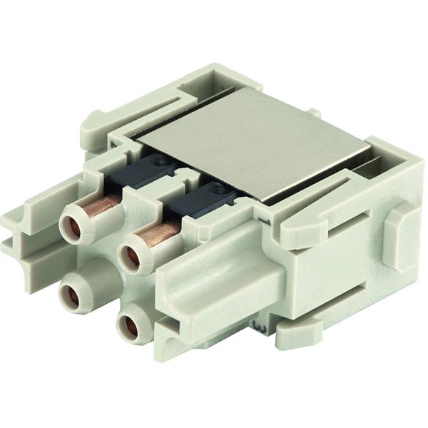 Han SC module, female with metal ferrule