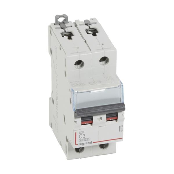 Automaat DX³ 6000A/10kA 2P C03 400V 2 modules