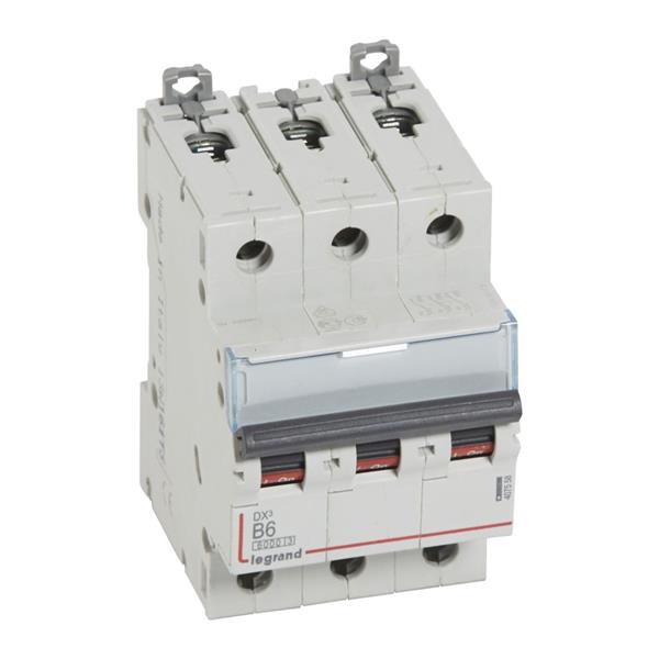 Automaat DX³ 6000A/10kA 3P B06 400V - 3 modules