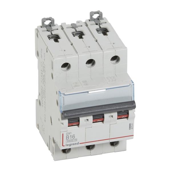 Automaat DX³ 6000A/10kA 3P B16 400V - 3 modules