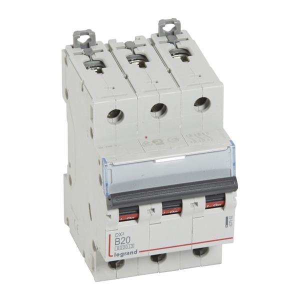 Automaat DX³ 6000A/10kA 3P B20 400V - 3 modules