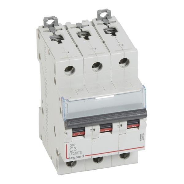 Automaat DX³ 6000A/10kA 3P C03 400V 3 modules