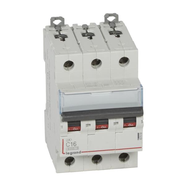 Automaat DX³ 6000A/10kA 3P C16 400V 3 modules