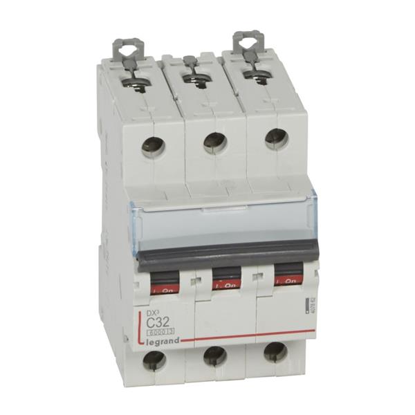 Automaat DX³ 6000A/10kA 3P C32 400V 3 modules