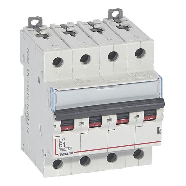 Automaat DX³ 6000A/10kA 4P B01 400V - 4 modules