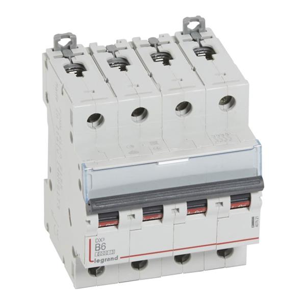 Automaat DX³ 6000A/10kA 4P B06 400V - 4 modules