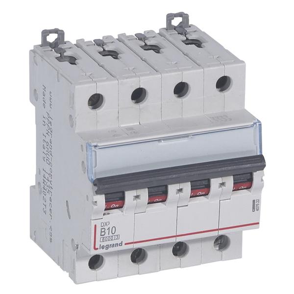 Automaat DX³ 6000A/10kA 4P B10 400V - 4 modules