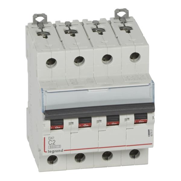 Automaat DX³ 6000A/10kA 4P C02 400V 4 modules