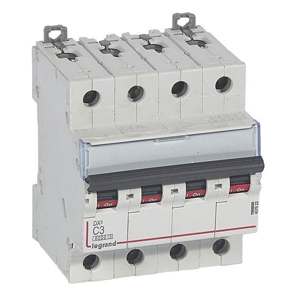 Automaat DX³ 6000A/10kA 4P C03 400V 4 modules