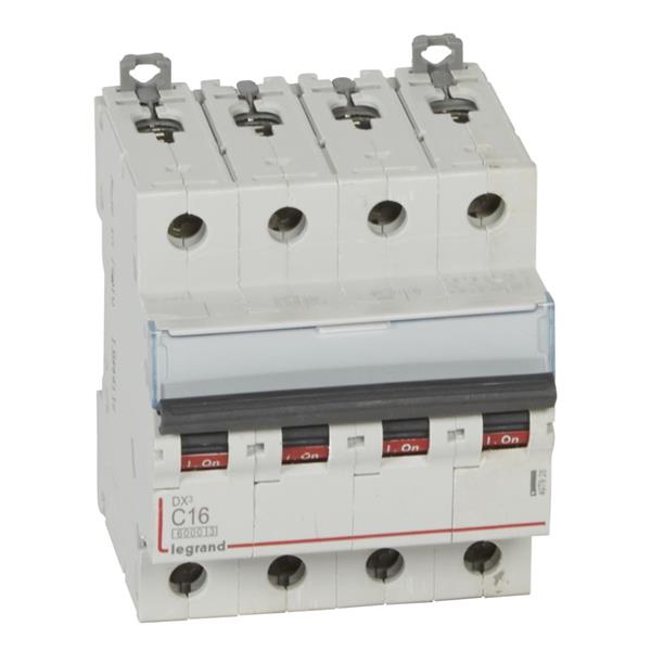 Automaat DX³ 6000A/10kA 4P C16 400V 4 modules