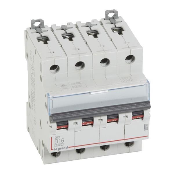 Automaat DX³ 6000A/10kA 4P D16 400V 4 modules