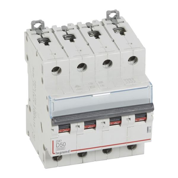 Automaat DX³ 6000A/10kA 4P D50 400V 4 modules