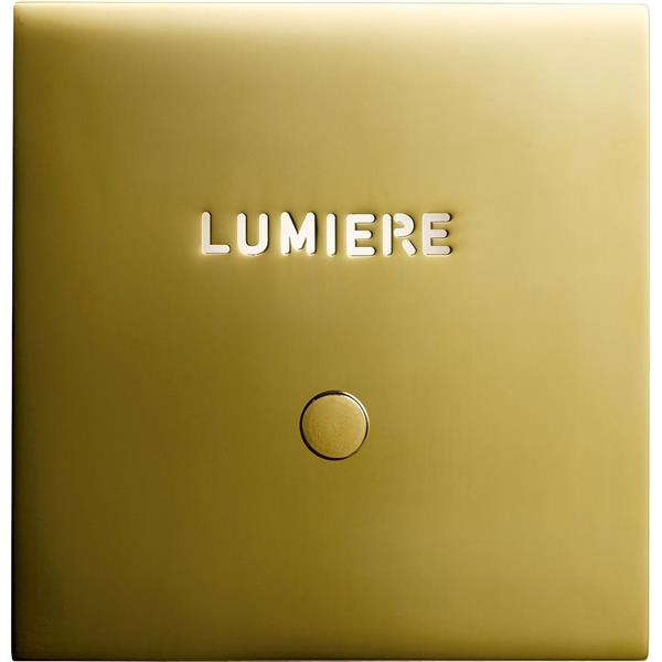 ART verlichting drukknop \"Lumière\" épure Gespiegeld goud