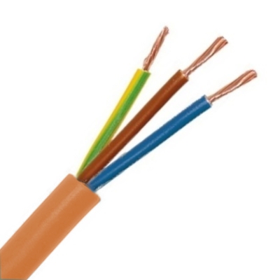 H05VV-F VTMB flexibele kabel PVC gladde buitenmantel oranje 3G1,5mmý