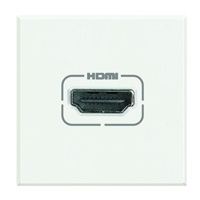 Axolute contactdoos HDMI White 2 modules