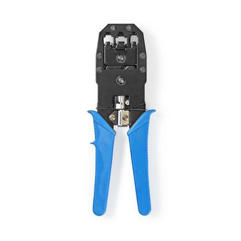 Krimptang voor RJ45 - RJ11 - RJ10 blauw