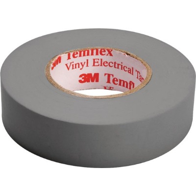 Temflex 1500 elektrische isolatietape TX19GR vinyl 19mm x 20m grijs