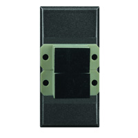 Connector Axolute voor glasvezelkabel SC-duplex - voor data - donkergrijs - 1 module