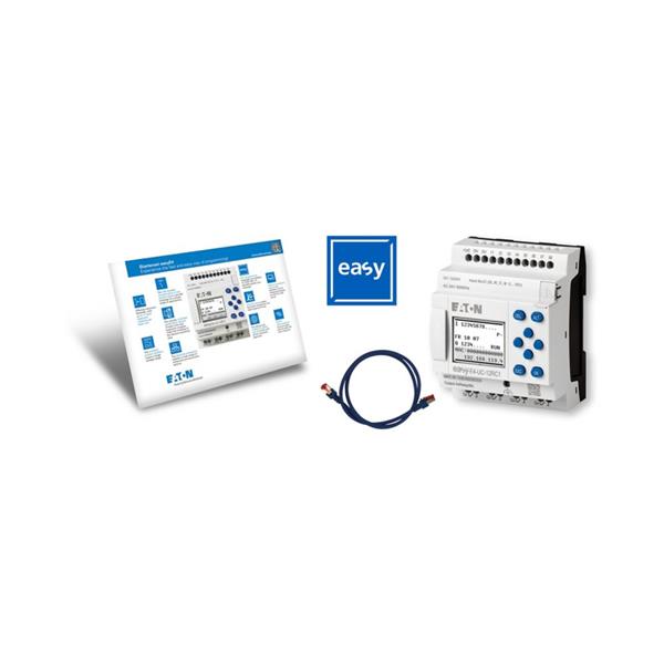 Easy-E4-DC-12RC1 Starterset 12/24VDC 24VAC 8DI, 4DQ relais, display, Softw. lic. (EASY-BOX-E4-UC1)