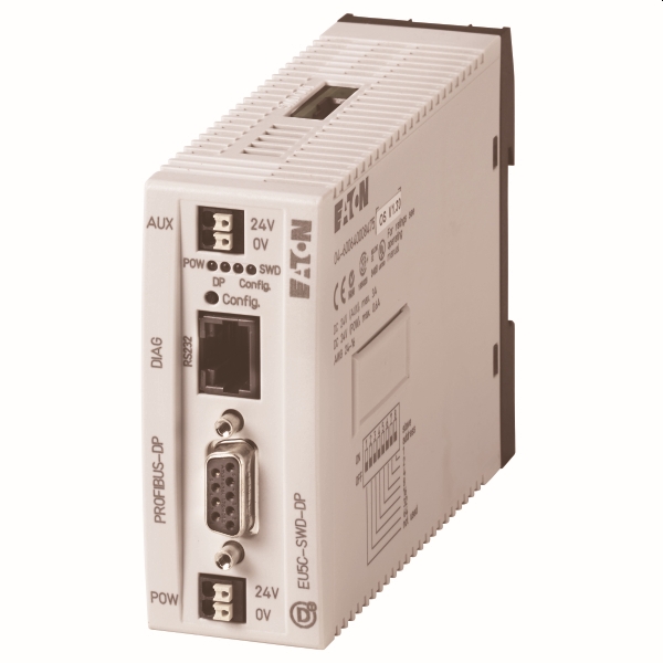 Aansluiting op PROFIBUS-DP als slave (EU5C-SWD-DP)