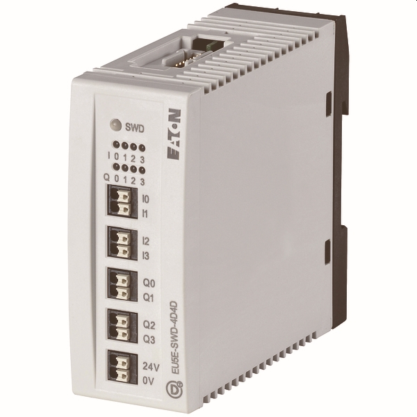 Digitale module met 4 ingangen en 4 transistoruitgangen 24 V DC/0,5 A (EU5E-SWD-4D4D)