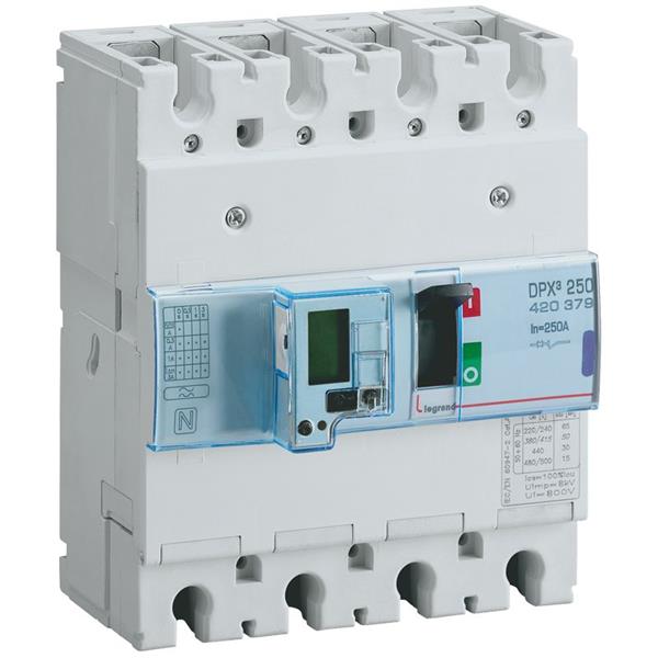 DPX³ 250 elektronische automaat - 50kA - 400V - 4P - 250A