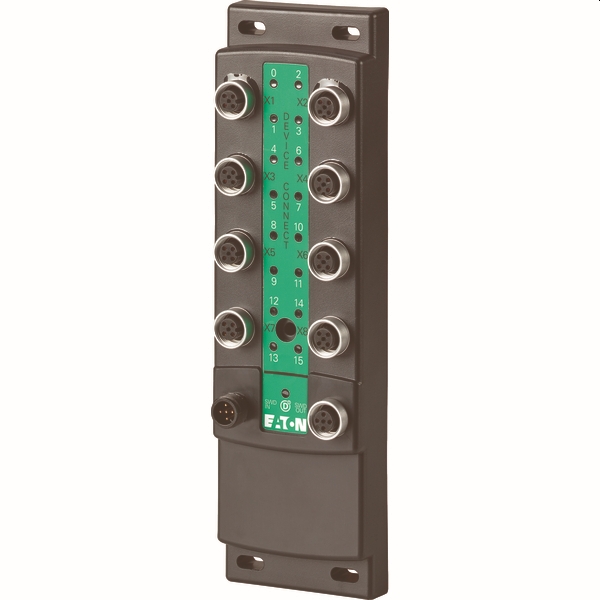 SWD I/O-module IP69K, 16 ingangen 24 V DC met voeding, 8 I/O-bussen M12