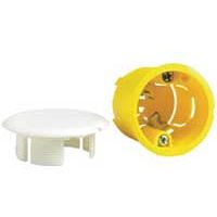 Inbouwdoos voor wandlicht - voor holle wanden - rond - diameter 40 mm