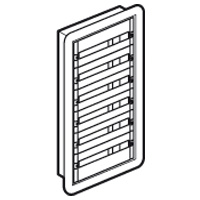 Inbouwverdeelkast XL³ 160 - 6 rijen - 144 modules - gebruiksklaar - grijs RAL 7035 - voorkant (h x b) 1145 x 670 mm - inbouwdoos (h x b) 1090 x 617 mm