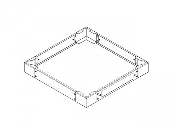 Sokkel Plint panels closed 80/80 100mm