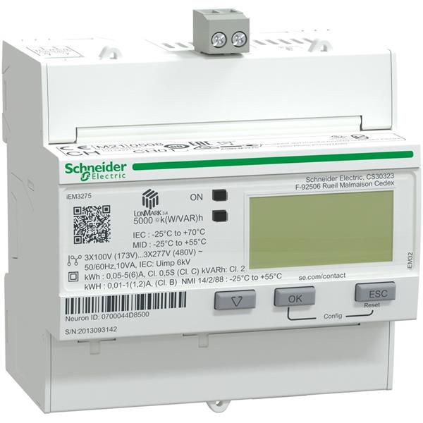 iEM3275 energiemeter - TI - LON - 1 digitale ingang - multitarief