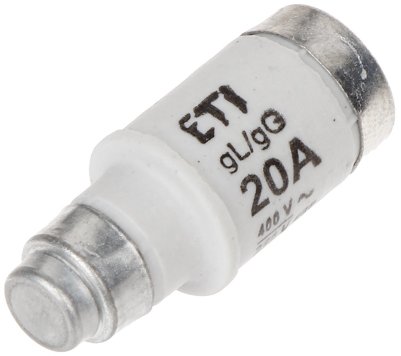 ETI D-zekering D02-20A 400 VAC 250VDC gL/gG