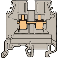 Schroefklem Entrelec 4mm², grijs