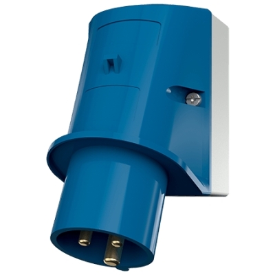 Toestelcontactstop 16A 3P 6H 230V blauw IP44