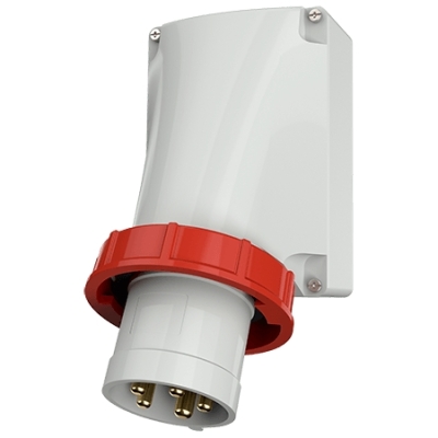 Toestelcontactstop 63A 5P 6H 400V rood IP67