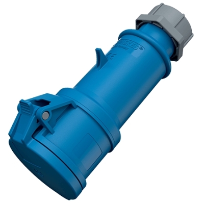 Koppelcontactstop ProTOP 32A 3P 6H 230V blauw IP44