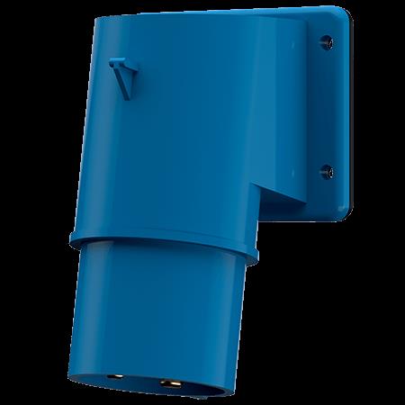 Toestelcontactstop 32A 3P 6H 230V blauw IP44